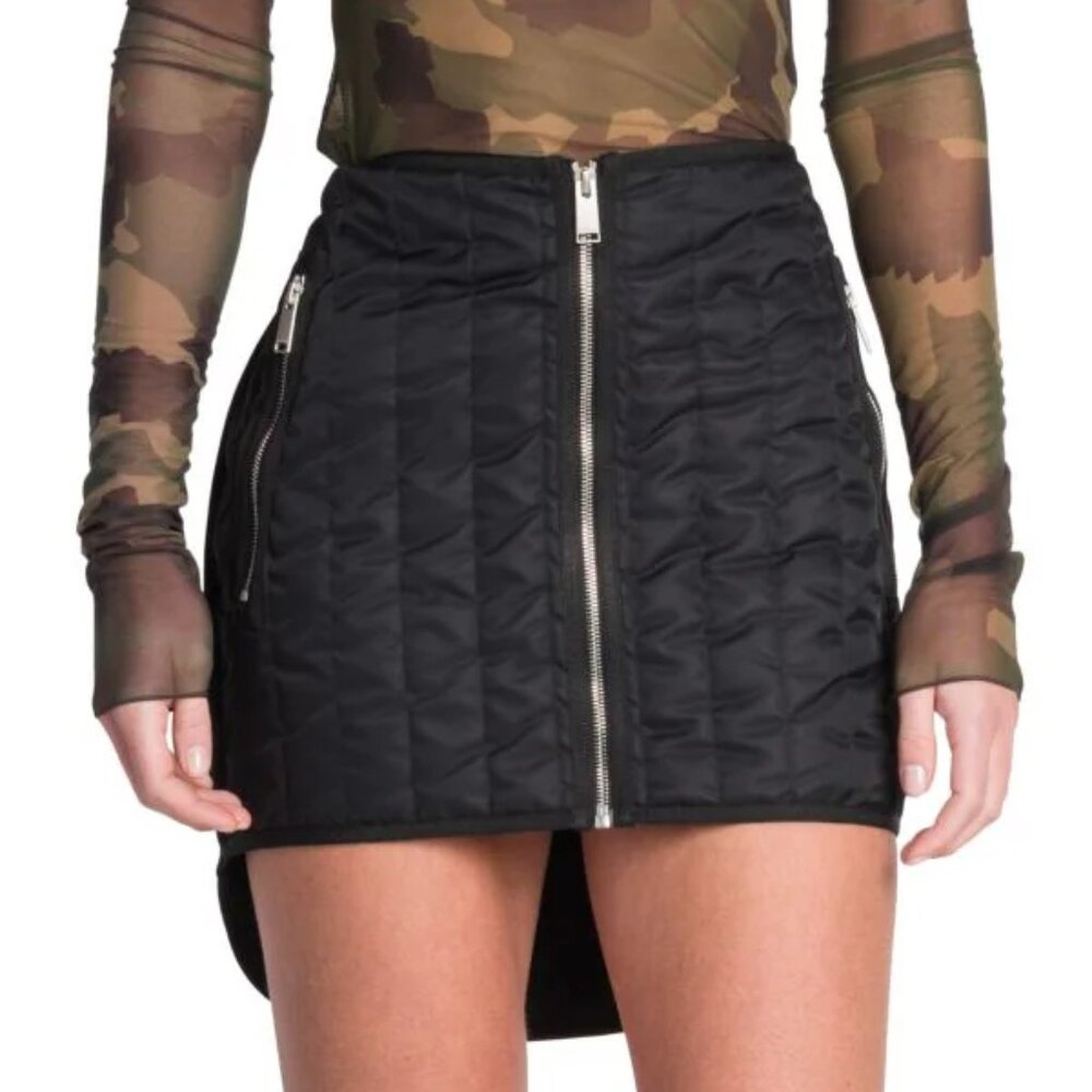 Heron Preston Ex-Ray Quilted Mini Skirt